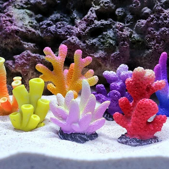 Artificial Coral Tanque De Peixes Decoração Emula Estrela-Do-Mar Resina Recife Paisagem Do Aquário Artesanais De Decoração De Mesa, Decoração