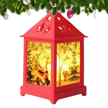 Natal Flameless Lanterna Festiva DIODO emissor de Luz de Natal, Lanterna, Luzes de Casa de Forma Única, Decorações de Natal Natal