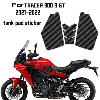 3D Motorcycle Anti-Derrapante Tank Pad Adesivo Protetor de Decalques Acessórios à prova d'água Para Yamaha TRACER 900 GT TRACER900 2021 - 2023