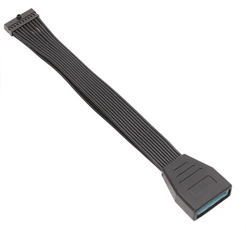 1Pcs placa-Mãe placa-mãe com USB 3.0 20 Pinos Fêmea do USB 3.0 20 Pinos Cabo de Extensão Masculino-15cm