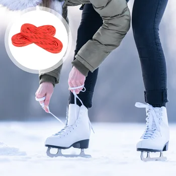 Profissional de Hóquei no Gelo de Skate Atacadores Encerados Laços de Anti-Congelamento, Anti-Fratura Cordões de sapatos para Esportes de Esqui de Hóquei