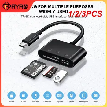 1/2/3PCS Tipo-C Adaptador TF CF SD Leitor de Cartão de Memória OTG Escritor Compact Flash USB-C para o IPad, Macbook ou Macbook pro USB Tipo C
