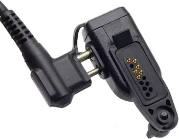 2 Pin Auscultador Adaptador de Áudio para Fone de ouvido PTT Mic alto-Falante para Motorola GP344 GP388 GP328Plus GP688 EX500 EX560 para Motorola 2 Pinos