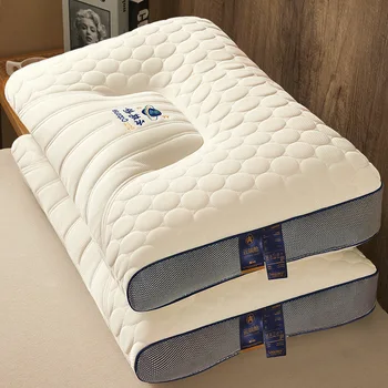 Travesseiro De Látex Agregado De Borracha Natural, Cervical De Travesseiro Para Ajudar A Dormir