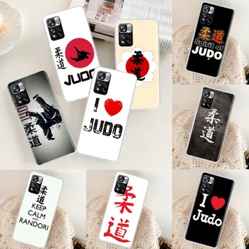 Judô eu amo Judô Caso De Telefone Xiaomi Redmi Nota 11 12 Pro Plus 11S 12S 11T 11E 10 10 9 9 9T 4G 5G 8 8 7 Tampa do Coque Casos T