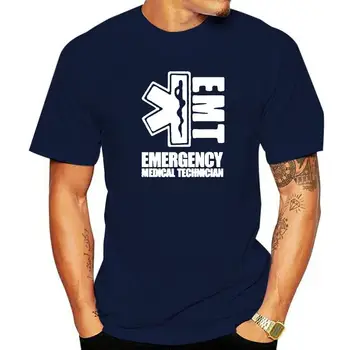Técnico de emergência Médica Serviço de Paramédico Primeiro Resgate T-Shirts da Moda de Nova Algodão de Manga Curta-O-Pescoço Harajuku T-shirt