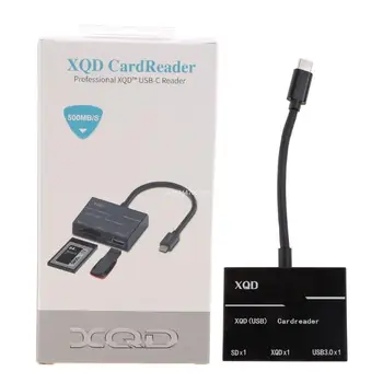 Tipo C USB Leitor de Cartão XQD Portátil, Cartão de Memória XQD Leitor Adaptador Universal para o Tipo-C Laptop Windows Dropship
