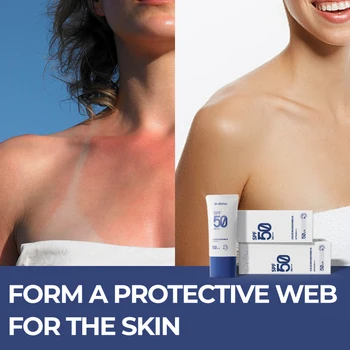 Dr. Rotus Protetor Solar Creme Protetor Facial, Protetor Solar Spf50 Gel De Isolamento Loção Creme De Branqueamento, Cremes Faciais Clareamento