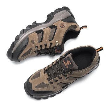Quente de Verão Unisex Brown Homens Sapatos de Trekking Plataforma Respirável Caminhadas Sapatos Mulheres Plus Size 36-48 hotéis Baratos de Desporto ao ar livre Tênis