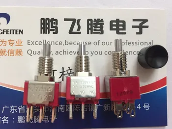 1PCS Taiwan Dailywell P27 7MD7P1B11M1QES em Miniatura Dual de 6 pinos de Metal Botão Reset Switch (3A Normalmente Aberto