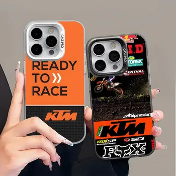 Corrida de moto KTM Mousepad de cor Prata, caixa do Telefone Para Chuanyin Quente 30 8 9 10 12 Inteligente de 7plus Tecnospark10