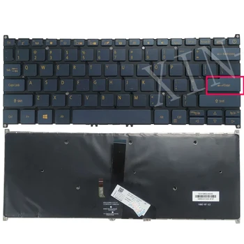 NOS Retroiluminação do teclado do Portátil Acer Swift 5 SF514-52 SF514-52T-590U 51 55TA-77NJ N20C12US Layout Azul
