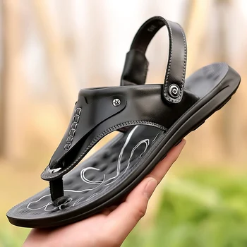 Clássico de Verão, Homens Sandálias Flip-Flops Sapatos de Praia Confortável, Macio, com Sola de Sapatos Casuais Diário Versátil, a sapatilha Novo Estilo