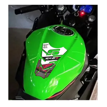 3D Motorcycle de Combustível Tampão do depósito de Almofada Protetor de Decalques Adesivos Para KAWASAKI ZX6R ZX-6R ZX 6R ZX6RR ZX636