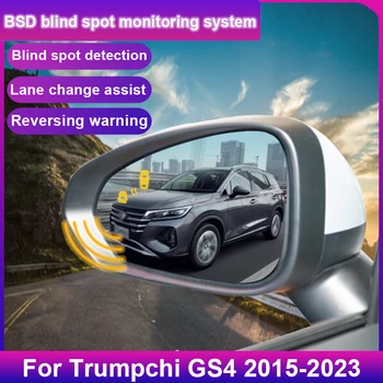 Carro de Monitoramento de Ponto Cego Sistema BSD BSA BSM Radar Sensor de Estacionamento Ajudar Mudança de Faixa Para Trumpchi GS4 2015-2023
