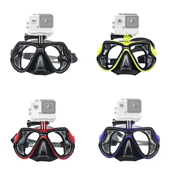 Natação Máscara Máscara de Mergulho Moderado Óculos de Surf Mergulho para GoPro Hero 11 10 9 8 7 6 5 4 Sjcam Xiaomi Ação Acessório de Câmera