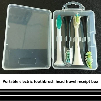 A Escova De Dentes Elétrica Cabeça Estojo Transparente De Viagem Portátil Caixa Suporte Universal