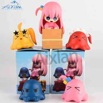 5pcs Ver.Q BOCCHI O ROCK! Anime Figura #2069 Anya Falsificador de PVC Figura de Ação Colecionáveis Modelo de Brinquedos do Miúdo de Presente