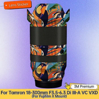 Para Tamron 18-300mm F3.5-6.3 Di III-VC VXD(para Fujifilm X Monte)Lente Etiqueta Protetora da Pele Anti-risco Protetor Casaco B061