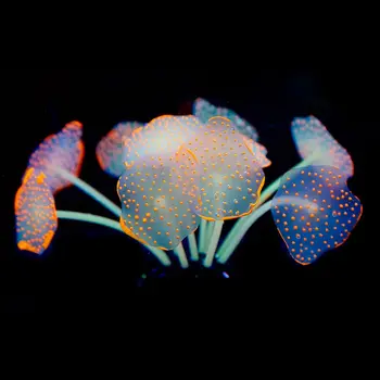 11 Folha De Tanque De Peixes Decoração De Moda Da Venda Quente Da Casa De Aquário Subaquático Decoração Coral Usina Efeito Brilhante