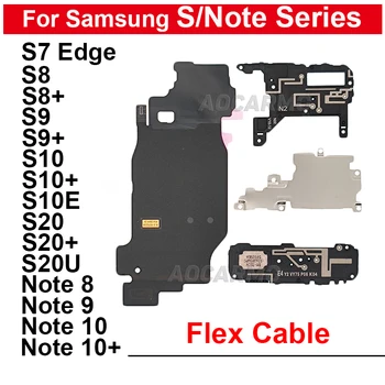 Carregamento sem fio da Bobina NFC Altifalante de Sinal de Antena da placa-Mãe Metal Cover Para Samsung Galaxy Note 8 9 10 20 Ultra Plus Note9