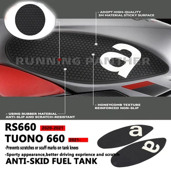 Ajuste Para Aprilia RS 660 RS660 TUONO 660 2020-2021 Moto do Lado do Tanque de Combustível pad Tanque de Almofadas Protetor de Adesivos Decalque de Tração Pad