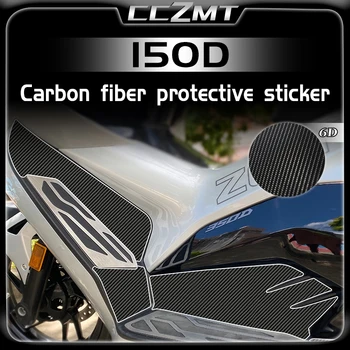 Para ZONTES D 150 150 D 6D fibra de carbono película protetora do corpo de decoração adesivos de carro impermeável modificação acessórios