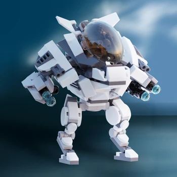 Gobricks MOC Mech Robô Centauris Mk II Tacticals Combate conjunto de blocos de Construção de Armas de Mecha Tanque de Educação Tijolo de Brinquedos Para as Crianças do Presente