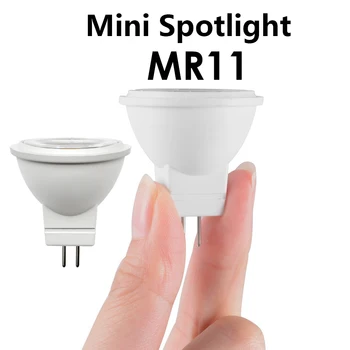 4-20PCS Mini LED COB Refletor MR11 GU4 12V 3W de Alta Luz Branco Quente Luz Adequada para a cozinha den Substituição 20W do Halogênio 50W