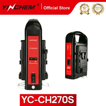 YinChem YC-CH270S Novo Portátil 26V de Canal Duplo de Bateria Carregador de Energia Simultânea do Sistema de Controle de Fornecimento de 90V-240V