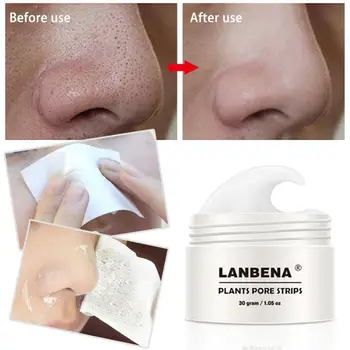 60pcs Removedor de Cravo Nariz Máscara de Poros Faixa Preta Máscara Peeling Anti Acne Tratamento de Limpeza Profunda da Pele Cuidados Removedores de Cravos
