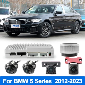 360 Sistema da Câmera do Carro de Aves Vista Super 3D para a BMW 5Series 2012 2013 2014 2015 2016 2017 2018 2019 2020 2021 2022 2023