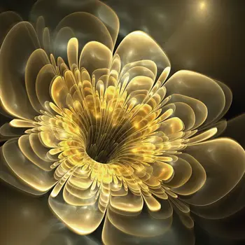 JMINE Div 5D Amarelo resumo Flor Cheia de Diamante, Pintura, ponto cruz kits de arte de Alta Qualidade Floral 3D de pintar por diamantes