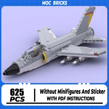 Moc Tijolos para Construção Militar F-11F Tigre Lutador Modelo de Tecnologia Modular de Avião Blocos de DIY Conjunto de Montagem de Presente de Natal