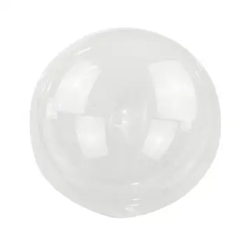 50Pcs/Set de Moda Clara Bobo Bola Fácil de Inflar Criar uma Atmosfera Eco-friendly Transparente Elástico Balão