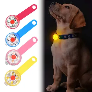 USB Cobrado animal de Estimação Brilho Pingente Noite de Cão Anti-perda Acessório Brilho de Tag de Cão Destaque ao ar livre Luz de Aviso Para Cães Gatos Animais de estimação