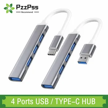 HUB USB C 3.0 Tipo C 4 Porto Multi Splitter USB Adaptador OTG Para HUAWEI Xiaomi Macbook Pro de 13 A 15 de Ar Pro PC Acessórios de Computador