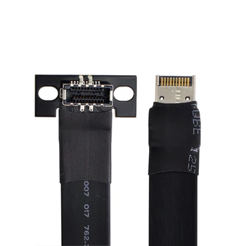 CY USB 3.1 Painel Frontal Cabeçalho de Macho para Fêmea do Tipo-E Motherboard Extensão de Cabo de Dados 50cm