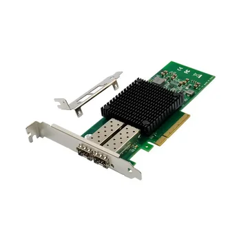 X520-DA2 10 Gigabit Ethernet Placa de Dupla Porta Óptica 10G SFP+para Servidor de Rede de Fibra Óptica do Cartão de 82599ES