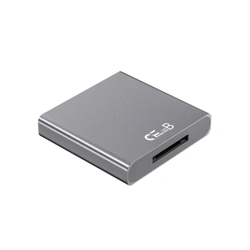 Cfexpress Tipo B Leitor de Cartão USB3.1 10Gbps Tipo B Cfexpress Leitor de Cartão Adaptador de Cinza Para CFE-Tipo B