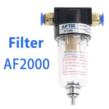 AF2000 1/4 de Origem Processador de Cobre Filtro da Bomba de Ar, Filtro de Óleo e Separador de Água de Componentes Pneumáticos Compressor de Ar