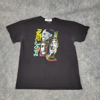 2Pac Tupac Shakur Camisa Médio Preto de 90 Músicas de Rap Hip-Hop Gráfico camiseta de mangas compridas