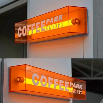 Personalizadas de Acrílico de néon do DIODO emissor de luz propaganda da fonte luminosa padrão de sinal personalizado porta billboard