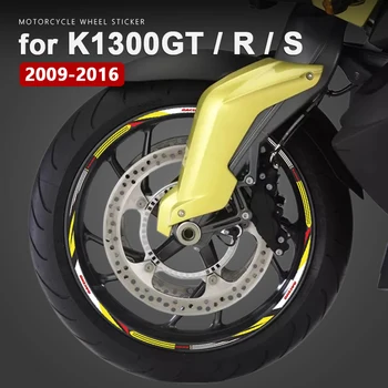 Moto Roda de Adesivos à prova d'água para a BMW K1300R K1300GT K1300S K1300 K 1300 R GT S Acessórios 2009-2016 Rim Decalque Tira