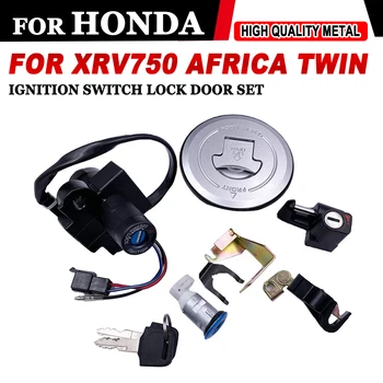 Para a Honda, XRV750 XRV 750 Africa Twin 1993 - 2000 35100-MY1-007 Moto Peças Interruptor de Ignição Bloqueio de Gás Combustível Tampão do depósito de Conjunto de Chaves