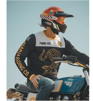 MTB jersey homens Downhill de Mountain Bike Camisolas de Motocross Mx Racing Jersey DH Manga Longa de Moto Roupas T-shirt