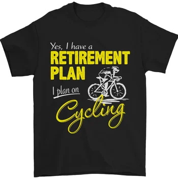 Ciclismo Previdência Ciclistas Divertida T-Shirt 100% Algodão